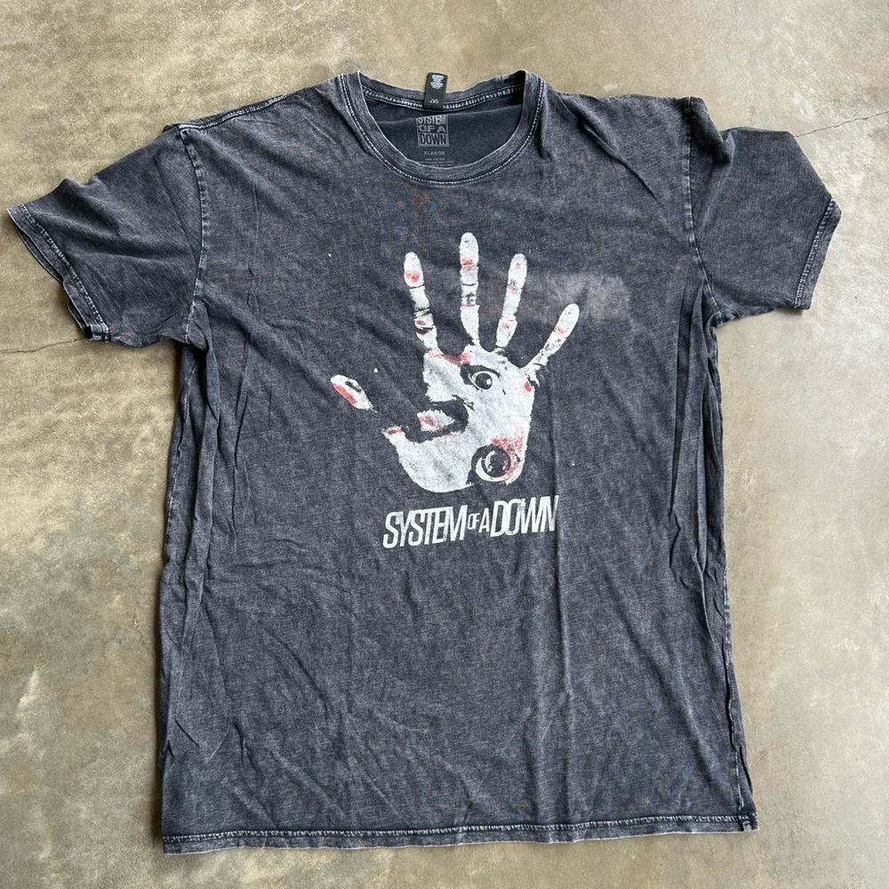 System of a Down Black Graphic Tee